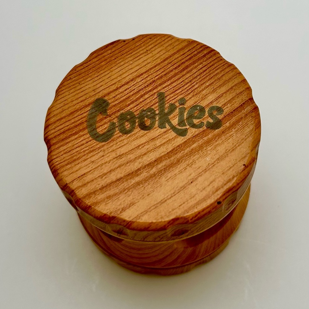 Cookies Wooden Herb Grinder